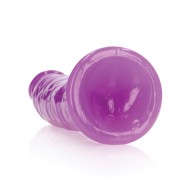 Shots RealRock Dildo Slim de 8 Pulgadas Brilla en la Oscuridad