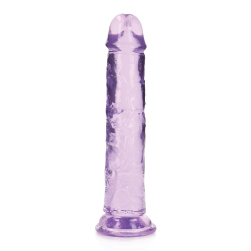 Shots RealRock 7" Dildo with Suction Cup - Purple