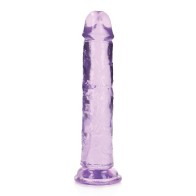 Shots RealRock 7" Dildo with Suction Cup - Purple