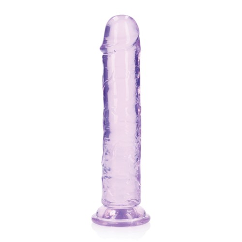 Dildo Púrpura de 8 Pulgadas con Ventosa Shots RealRock