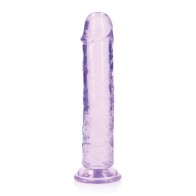 Shots RealRock 8 inch Purple Dildo with Suction Cup