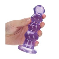 Shots RealRock 5.5 Inch Curvy Dildo Purple