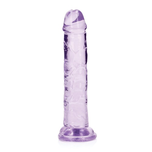 Shots RealRock Purple Crystal Clear Dildo