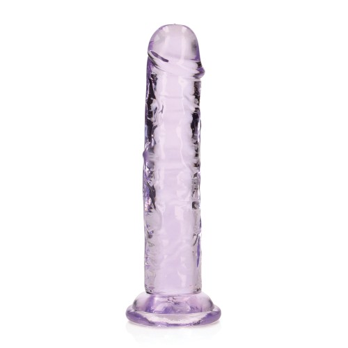 Shots RealRock Purple Crystal Clear Dildo