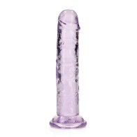 Shots RealRock Purple Crystal Clear Dildo