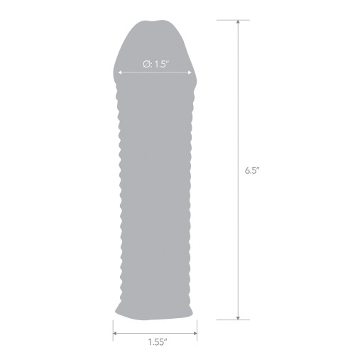 Blue Line Textured Penis Sleeve Extension