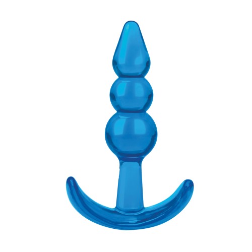 Blue Line Beaded Plug - Jelly Blue 3.75 inch