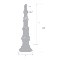 Perlas Anales de 6.75 Pulgadas con Base de Succión Azul Gelatina