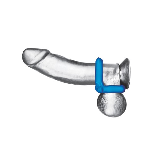 Anillos de Estamina Dual para Pene y Testículos Blue Line para Placer Intenso