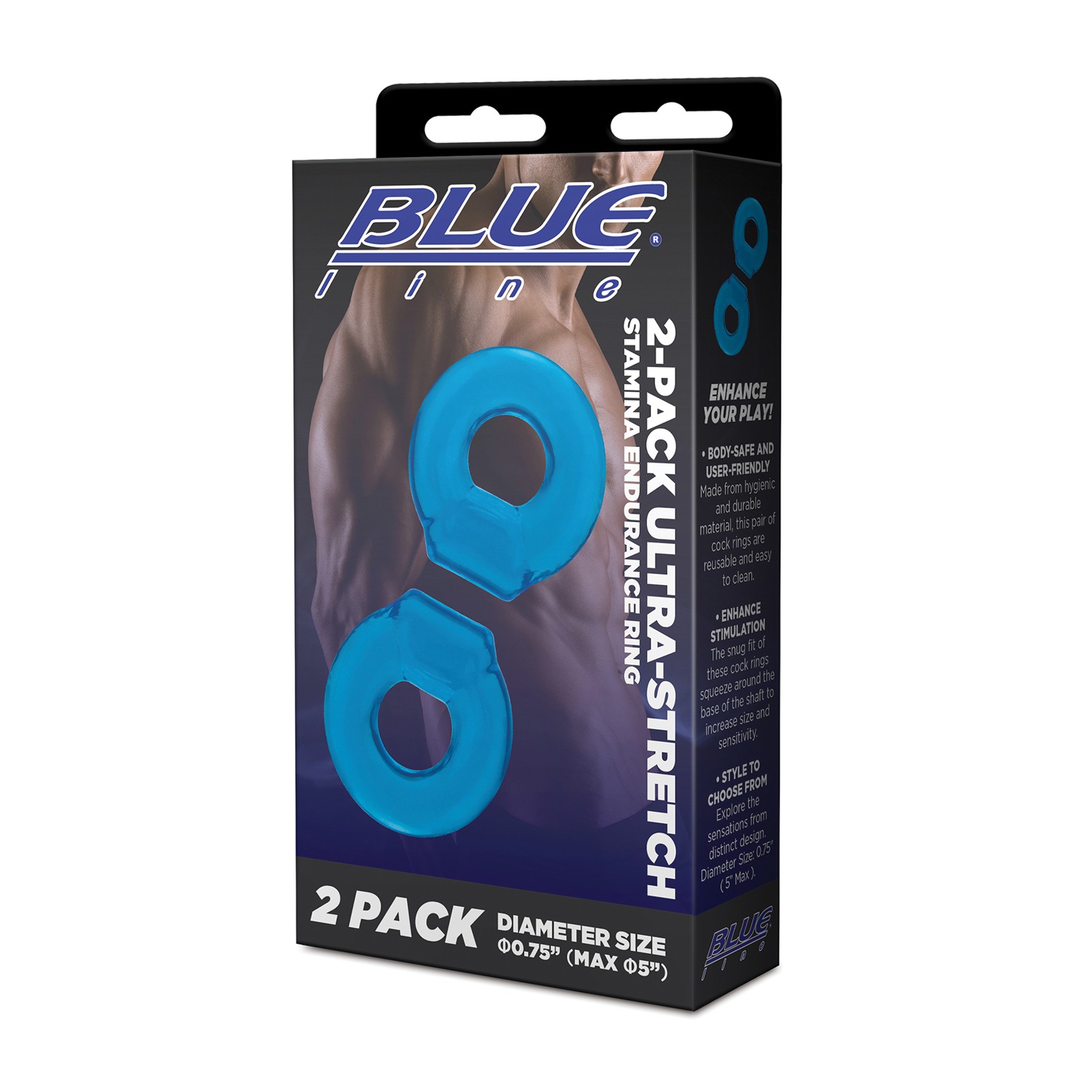 Blue Line C and B Ultra-Stretch Stamina Rings Pack of 2