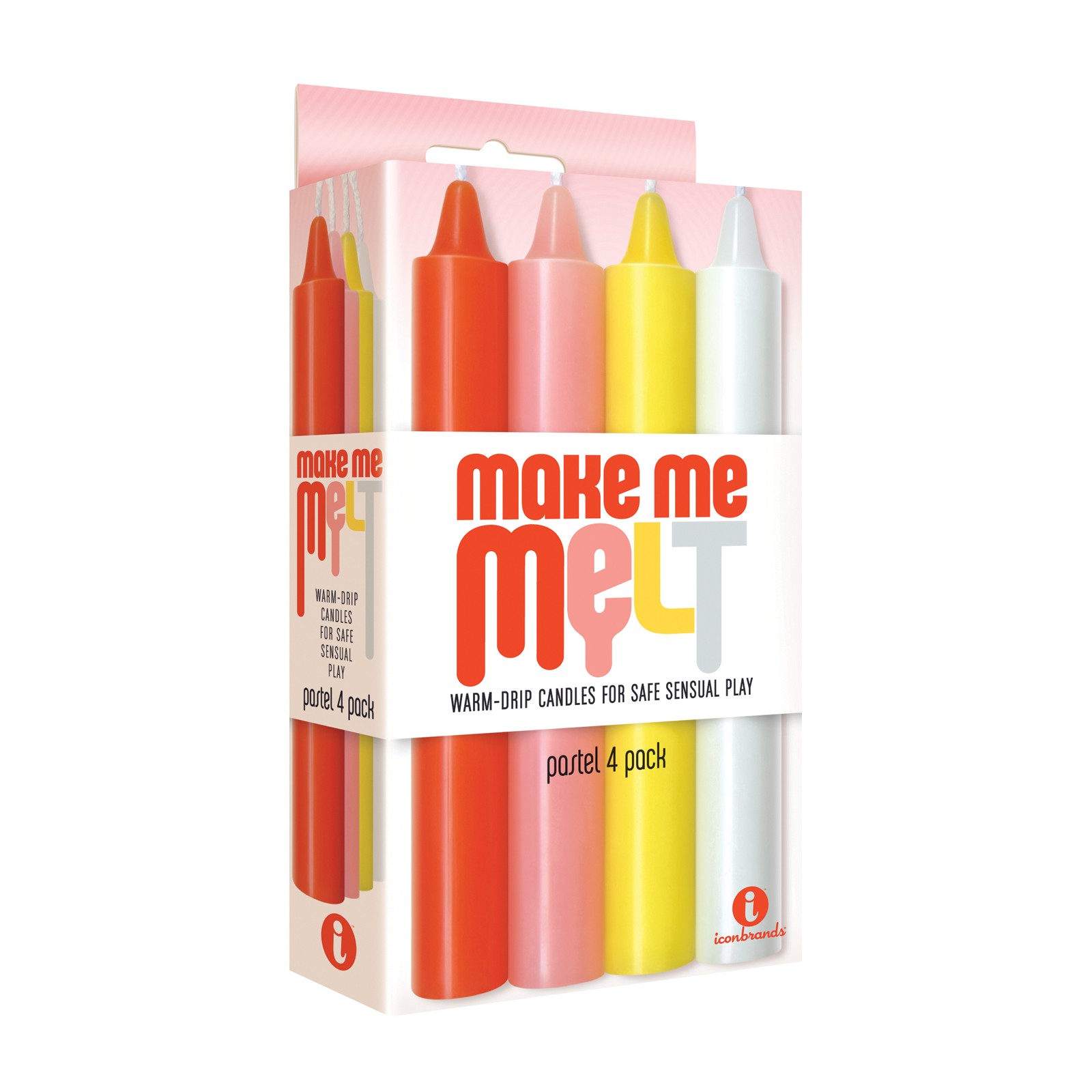 The 9's Make Me Melt Drip Candles - Pastel Pack