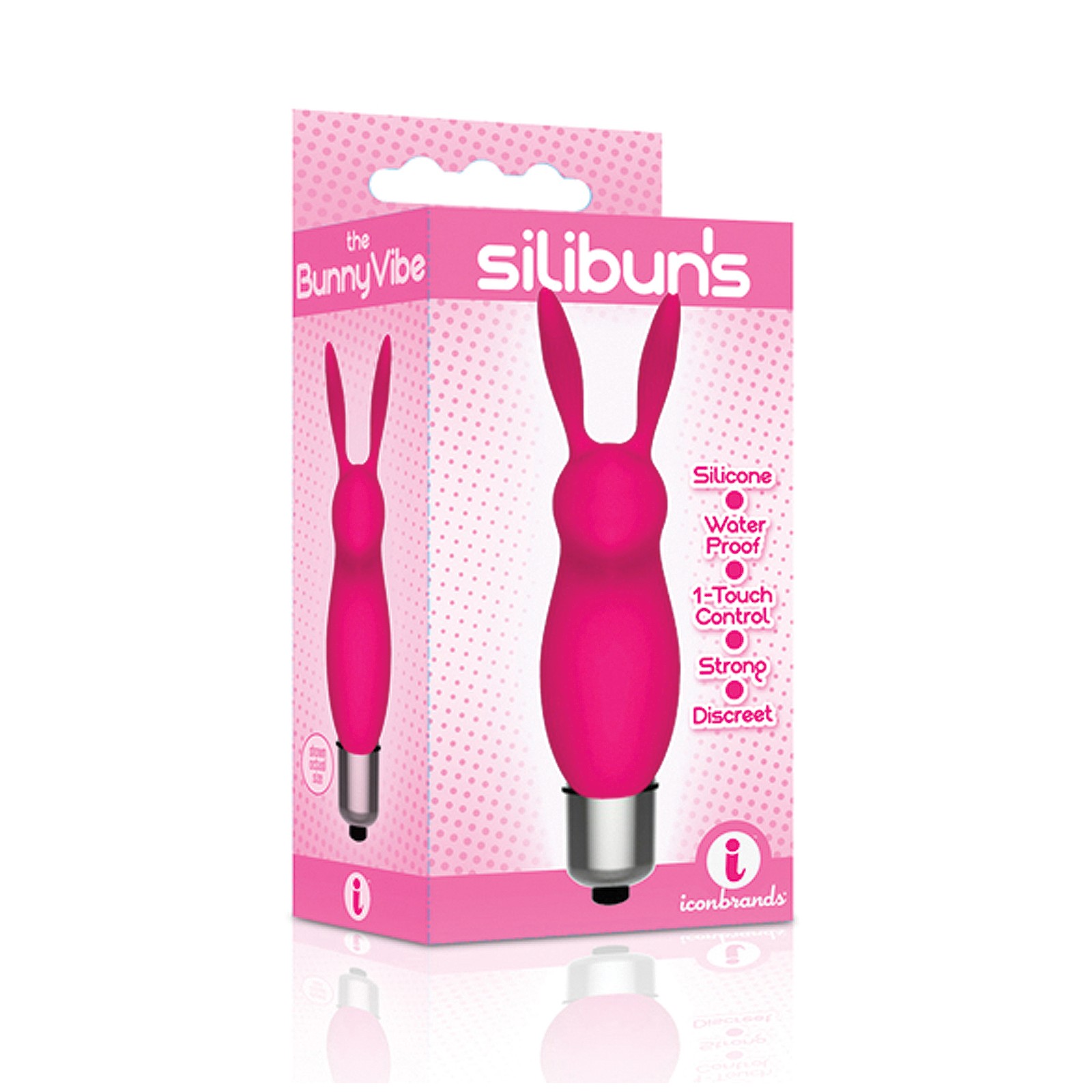 Silibuns Bunny Bullet Vibrator Pink