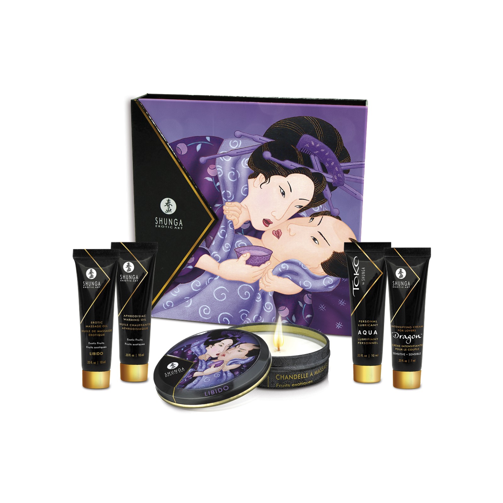 Kit Secreto de Geisha de Shunga Frutas Exóticas