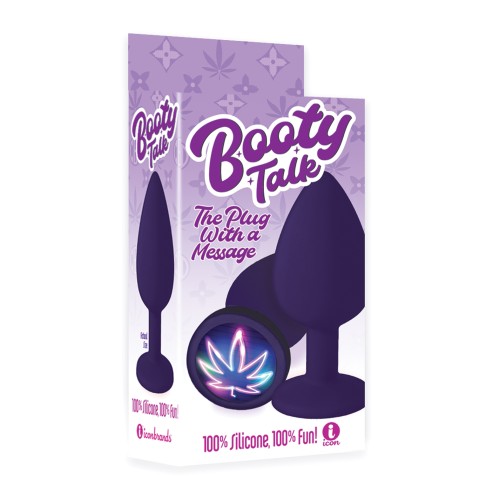 The 9's Booty Calls Neon Leaf Plug Purple