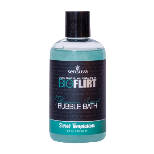 Sensuva Big Flirt Pheromone Bubble Bath Sweet Temptation