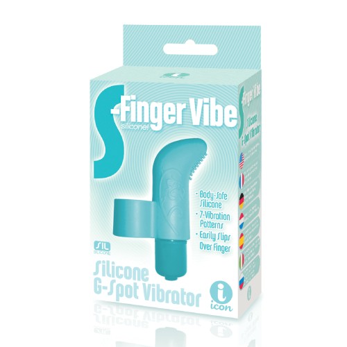 S-Finger Vibrador de los 9 - Azul