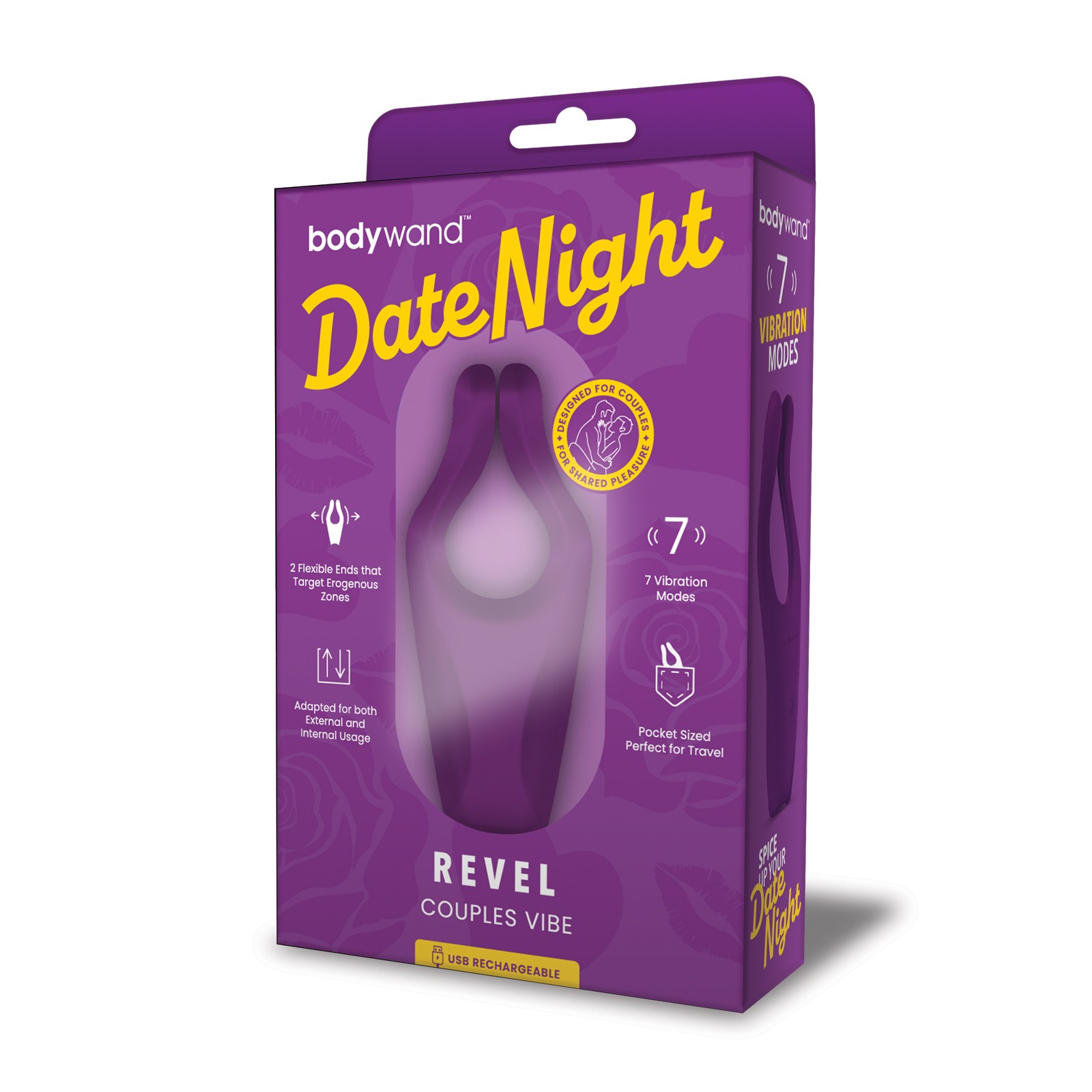 Bodywand Date Night Revel Couples Vibe Purple