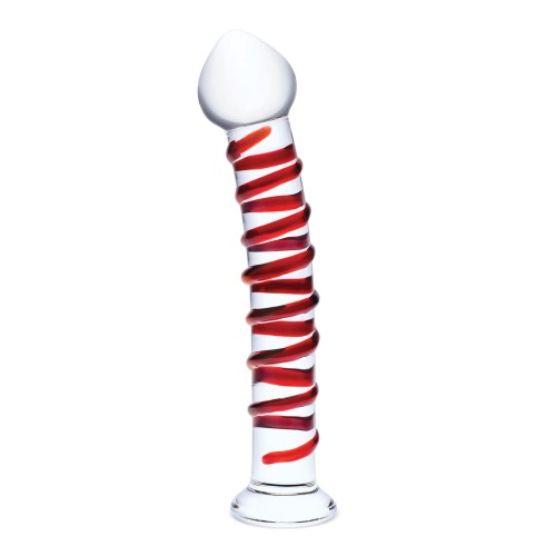 Dildo Mr. Swirly de 10 Pulgadas - Rojo