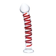 Dildo Mr. Swirly de 10 Pulgadas - Rojo