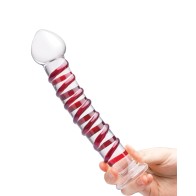 Dildo Mr. Swirly de 10 Pulgadas - Rojo