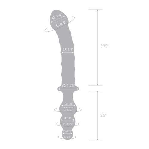 Dildo Doble Glas de 10" Twister