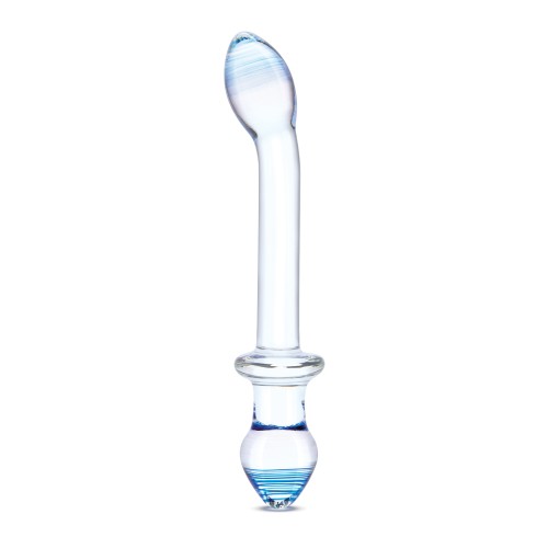 Dildo Doble Juegan Glas de 9.5 Pulgadas Transparente