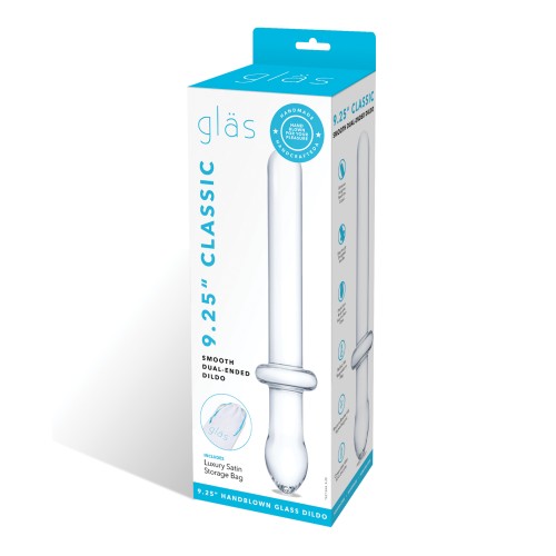 9.25" Classic Dual-Ended Dildo - Body-Safe Glass