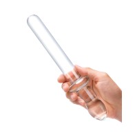 Dildo Clásico de Doble Punta 9.25" - Vidrio Seguro para el Cuerpo