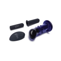 Plug Vibrador Recargable con Puntos - Azul - Placer Intenso