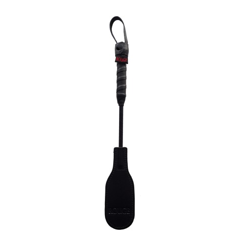 Rouge Mini Leather Oval Paddle Black