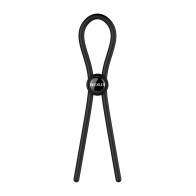 Adjustable Black Silicone Lasso by Nexus Forge