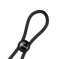 Adjustable Black Silicone Lasso by Nexus Forge