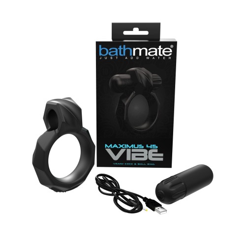 Bathmate Maximus Vibe 45 Cock Ring Black