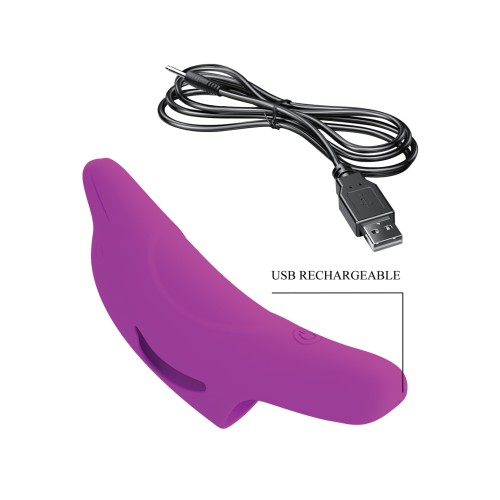 Pretty Love Delphini Dolphin Finger Vibe for Intense Pleasure