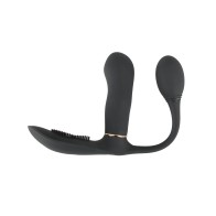 Vibrador para Vagina y Ano GoGasm Negro