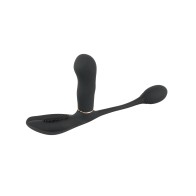 Vibrador para Vagina y Ano GoGasm Negro