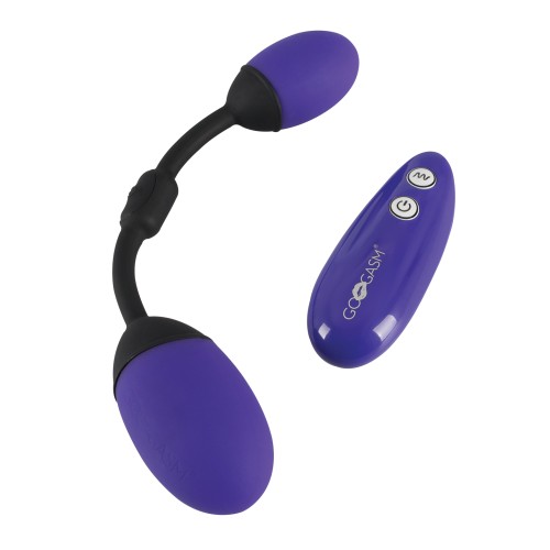 GoGasm Vibrating Pussy & Ass Balls Purple