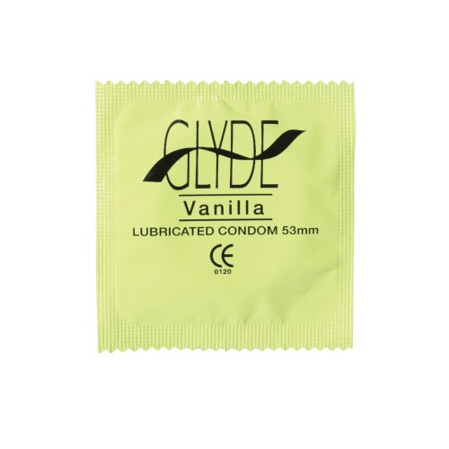 Condones Orgánicos Sabor Vainilla Glyde - Paquete de 4