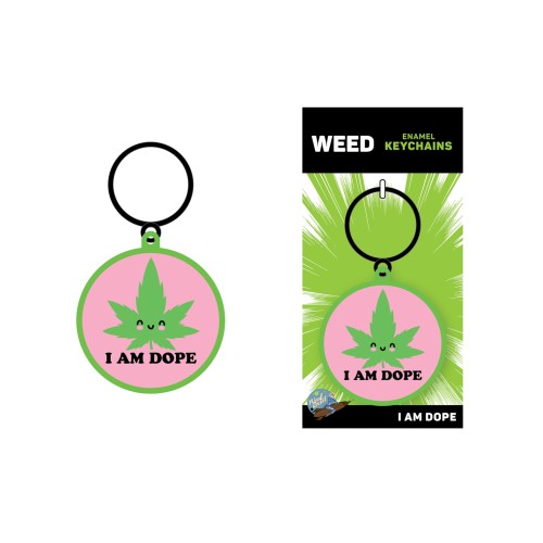 Funny I Am Dope Keychain