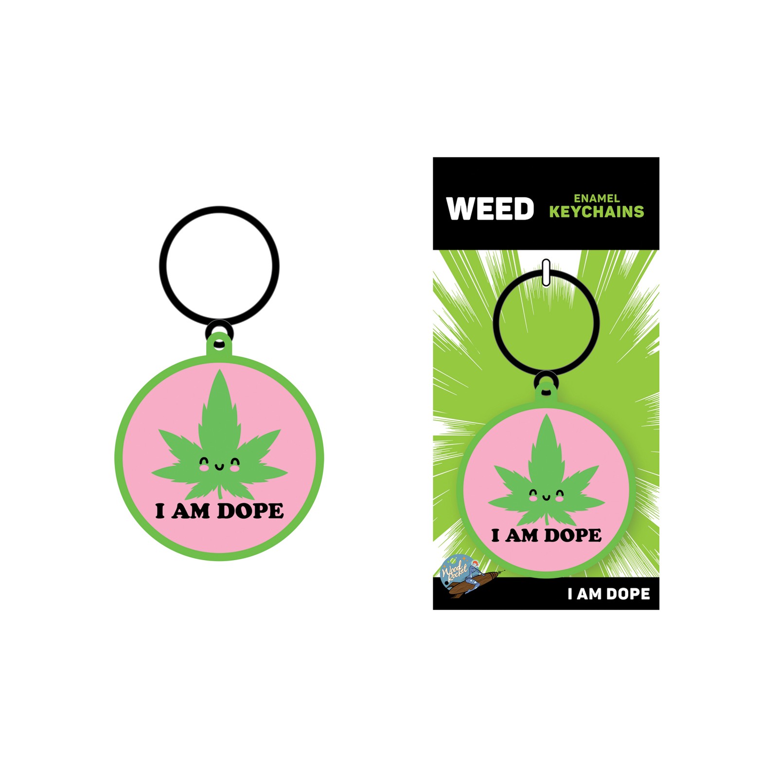 Funny I Am Dope Keychain