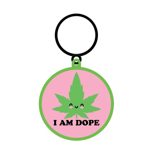 Funny I Am Dope Keychain