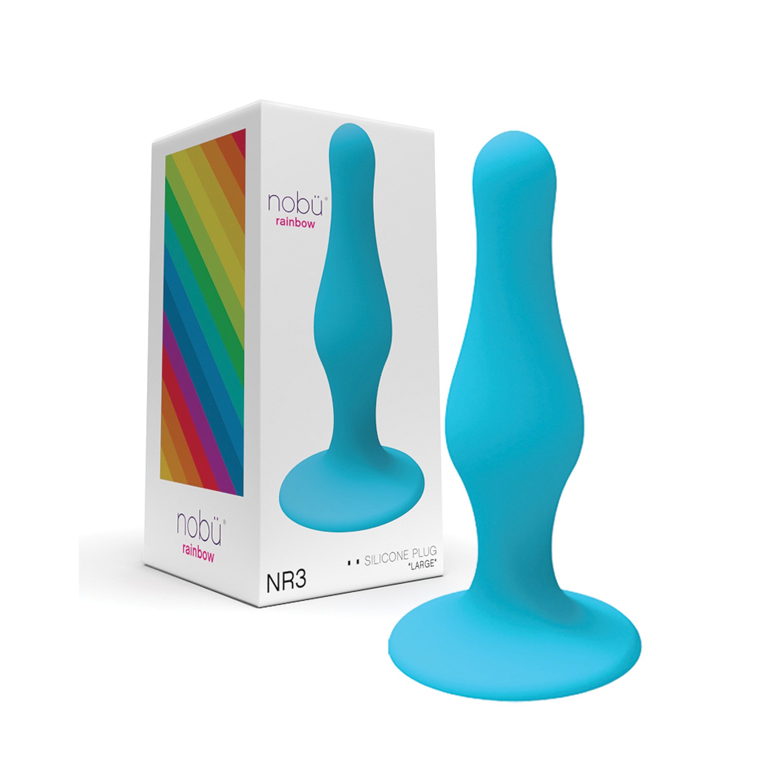 Nobu Rainbow Silicone Plug for Pleasure