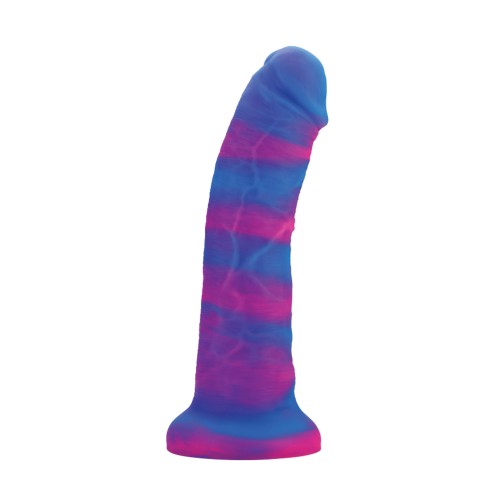 Nobu Rainbow 8 inch Dildo with Suction Cup - Cosmic