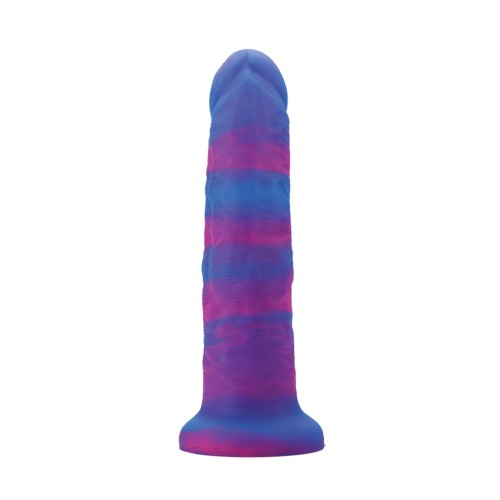 Nobu Rainbow 8 inch Dildo with Suction Cup - Cosmic