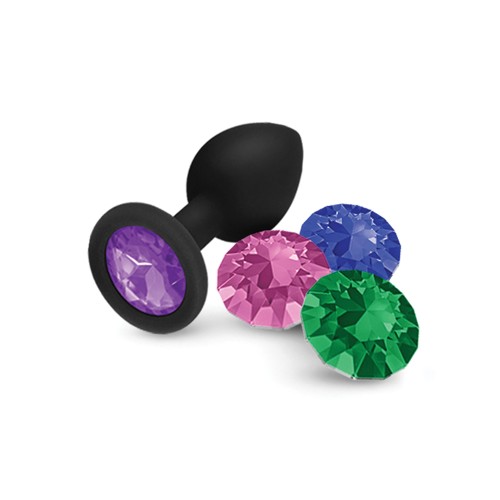 Nobu Small Silicone Plug with Jewels