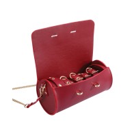 Caja de Juego Kinky Federico Kit de Restricción de Cuero Rojo