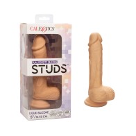 Dildo de Silicona de Densidad Doble 5 Pulgadas - Marfil - Placer Premium