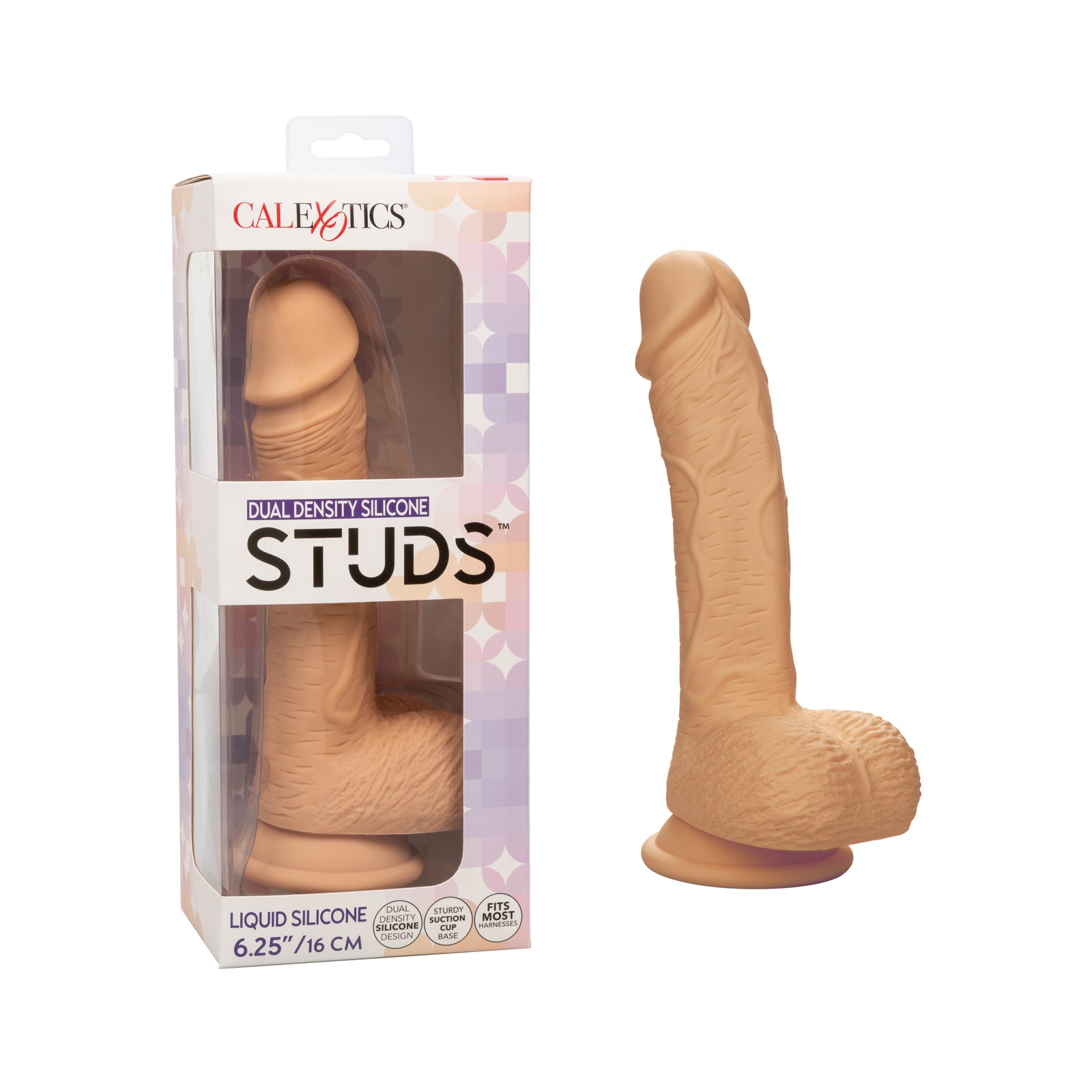 Studs Dual Density Dildo for Realistic Pleasure