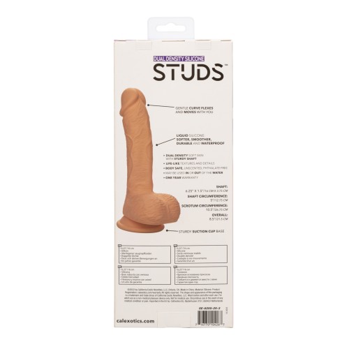 Studs Dual Density Dildo for Realistic Pleasure