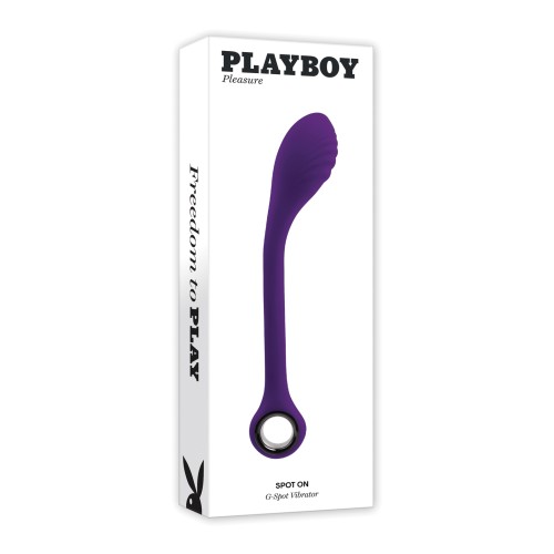 Playboy Pleasure Spot On G-Spot Vibrator - Acai